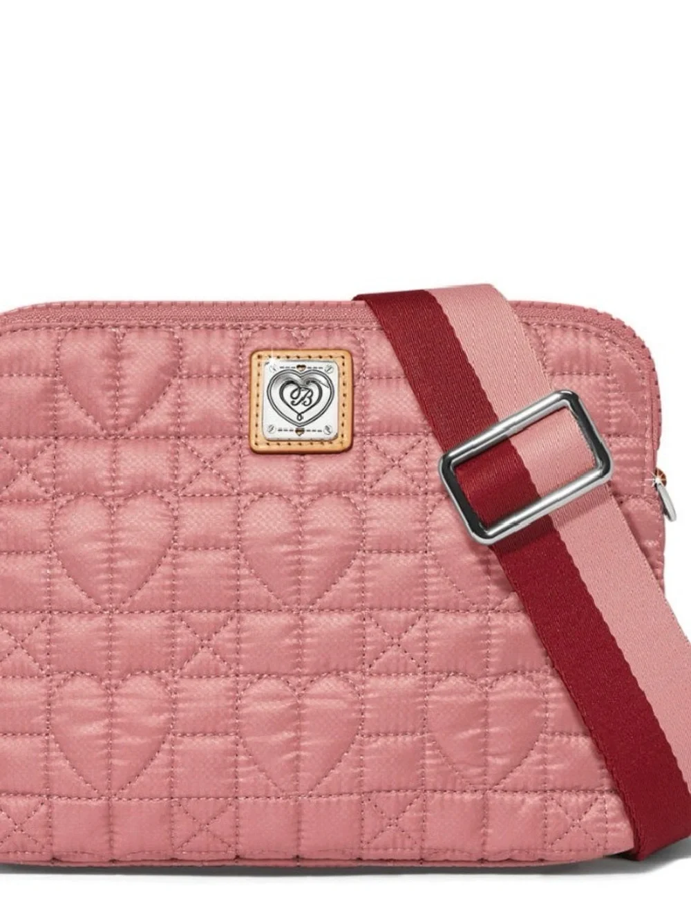 Brighton Pink Heart Arielle Small Crossbody